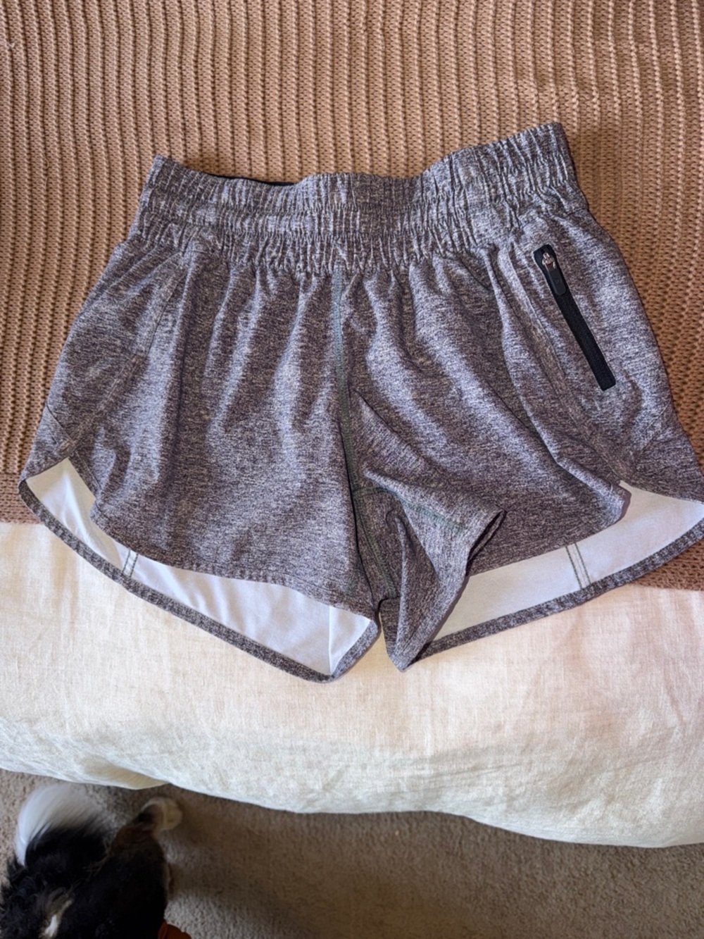Lululemon Women’s Grey Tracker Shorts - 4”